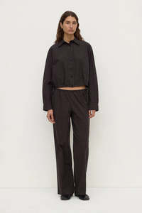 Assembly Label Eddie Check Pant Brown/Black