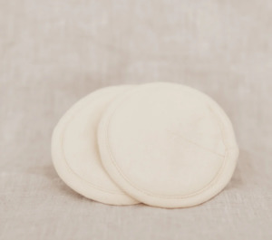 Labour And Love Organic Cotton & Wool Breast Pads Full Set (3 x Pairs + Wash bag)