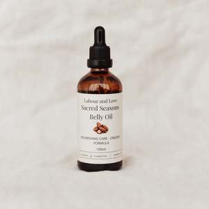 Beauty Wellness: Labour And Love Organic Sacred Seasons Belly Oil