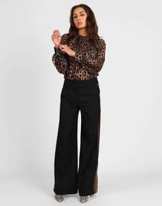 Storm Dark Animal Print Blouse