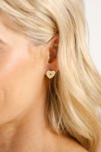 Jewellery: Other Things Cupid Earrings Gold