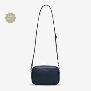 Status Anxiety Plunder Bag With Dual Straps - Midnight Blue