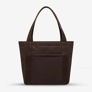 Bags Wallets: Status Anxiety Mikah Recycled Bag - Truffle
