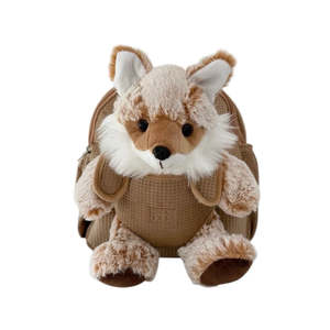 Baby Kids: Chai Baby Brown Fox Kids Backpack | Toddler Backpack