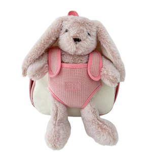 Baby Kids: Chai Baby Pink Bunny Kids Backpack | Toddler Backpack