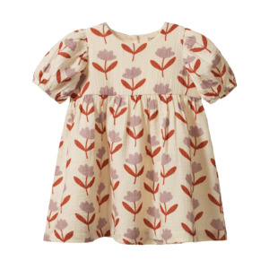 Baby Kids: Nature Baby Albertine Dress Muslin Fleurette Print