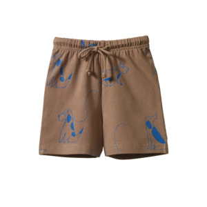 Baby Kids: Nature Baby Jimmy Shorts Dog Walks Print