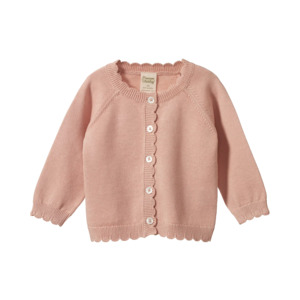 Baby Kids: Nature Baby Liliette Cardigan Rose Dust