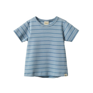Nature Baby River Tee Blue Stripe Trio