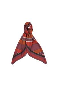 Karen Walker Stripe Classic Scarf Plum