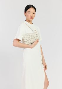 Saben Milla Shoulder Bag Quartz Fine Braid