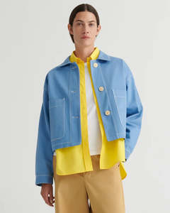 Tops: Kowtow Ava Jacket Sky Denim