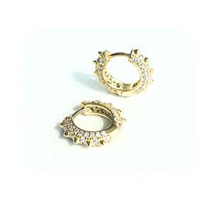 Jewellery: Lindi Kingi Ocean Huggies | Gold