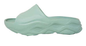 Sandals: Doubleu Ultra Sporty Slide Sage Green