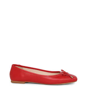 Flats: Kathryn Wilson Audrey Ballet Rouge Calf