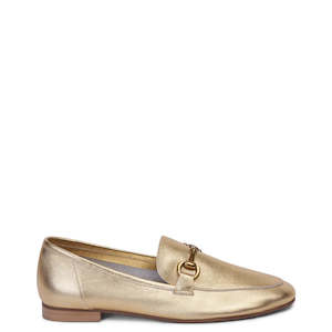 Loafers Brogues: Kathryn Wilson Leila Loafer Gold Calf