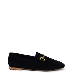 Loafers Brogues: Kathryn Wilson Leila Loafer Black Suede