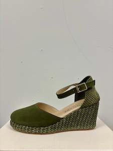 Pitillos Made In Spain: Pitillos 5573 Espadrille Khaki suede