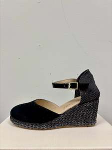 Pitillos 5573 Espadrille Black Suede