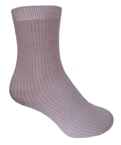 Designer Textiles Merino Classic 2x2 Rib Dress Dusky Pink