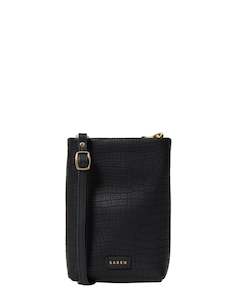 Saben Maggie Crossbody Black Luxe Emboss