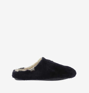 Victoria: Victoria Norte Soft Faux Fur Slippers Marino