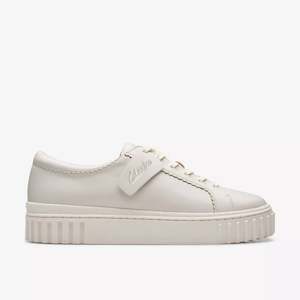 Clarks Mayhill Walk Off White Leather