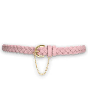 Bags Accessories: Kathryn Wilson Braided Belt Lilac Calf