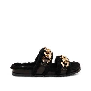 Slippers: Kathryn Wilson Lexi Slide Black Sheep
