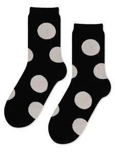 Socks: HFB -100813-B Rie Crew - Black