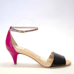 Heels: Oxitaly K310B Black/Pink