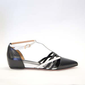 Flats: Oxitaly Susy 106 Black/White