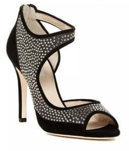 Heels: LK Bennett Georgia Black Smoke Crystals