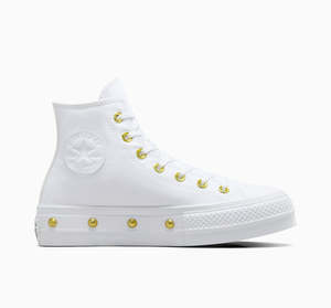 Sneakers: Converse CT Lift Star Studded Hi White
