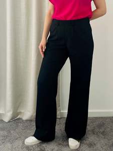 Final Sale: Wool Wide Leg Pant