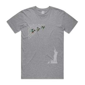 2XL: Ducks - Men's T-Shirt - Grey Marle