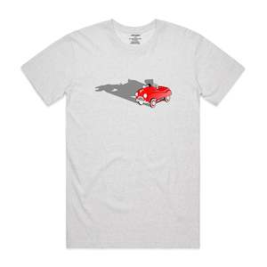 Pedal Car to F1. Men's T-Shirt - White Marle