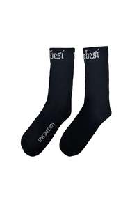 Zambesi Merino Heart Sox - Black/Bone