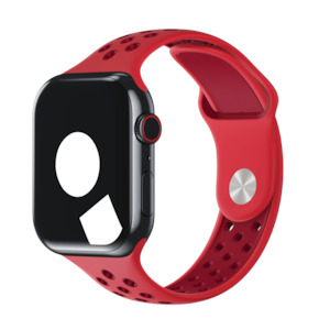 Bright Crimson/Gym Red Sport Band Active for Apple Watch