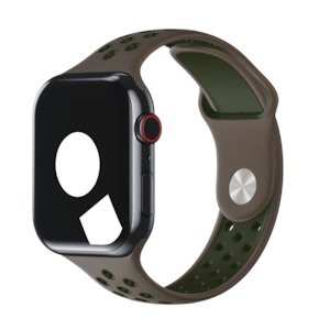 Olive Grey/Cargo Khaki Sport Band Active for Apple Watch