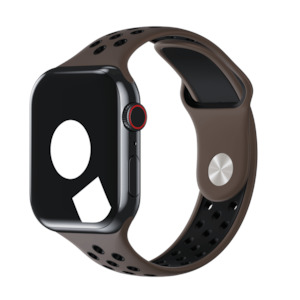 Ironstone/Black Sport Band Active for Apple Watch