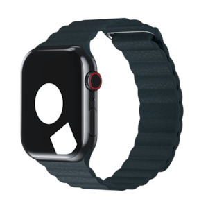 Forest Green Leather Loop for Apple Watch