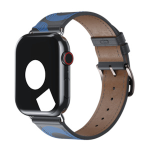 Single Tour For Apple Watch: Noir/Bleu Électrique Single Tour for Apple Watch