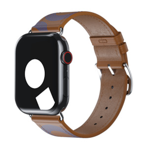 Biscuit/Bleu Électrique Single Tour for Apple Watch