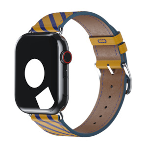Single Tour For Apple Watch: Jaune Ambre/Bleu Saphir Single Tour for Apple Watch