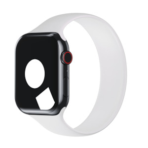 Solo Loop For Apple Watch: White Solo Loop for Apple Watch