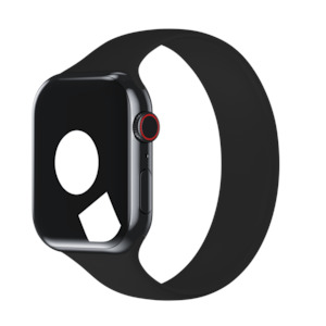 Solo Loop For Apple Watch: Black Solo Loop for Apple Watch