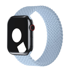 Light Blue Braided Solo Loop for Apple Watch