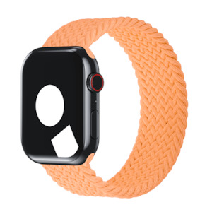 Bright Orange Braided Solo Loop for Apple Watch