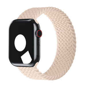 Braided Solo Loop For Apple Watch: Beige Braided Solo Loop for Apple Watch